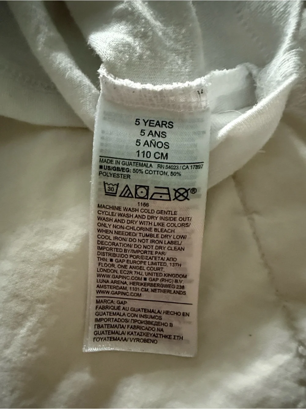 GAP kids white